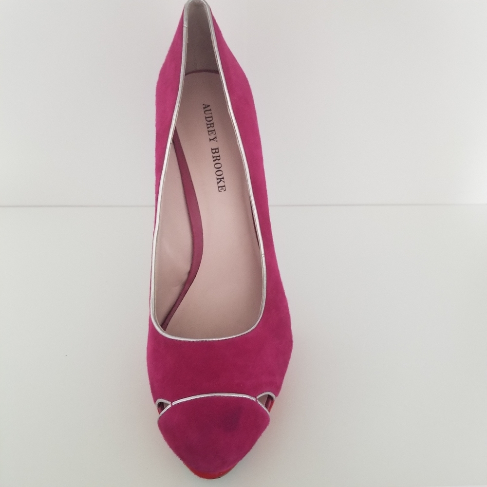 Colorblock Platform Pumps - Picture 3 of 11
